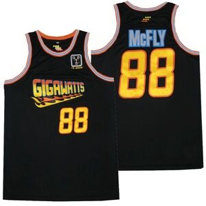 Retro Vintage Marty McFly x Back To The Future #88 Gigawatts Basketball Jersey